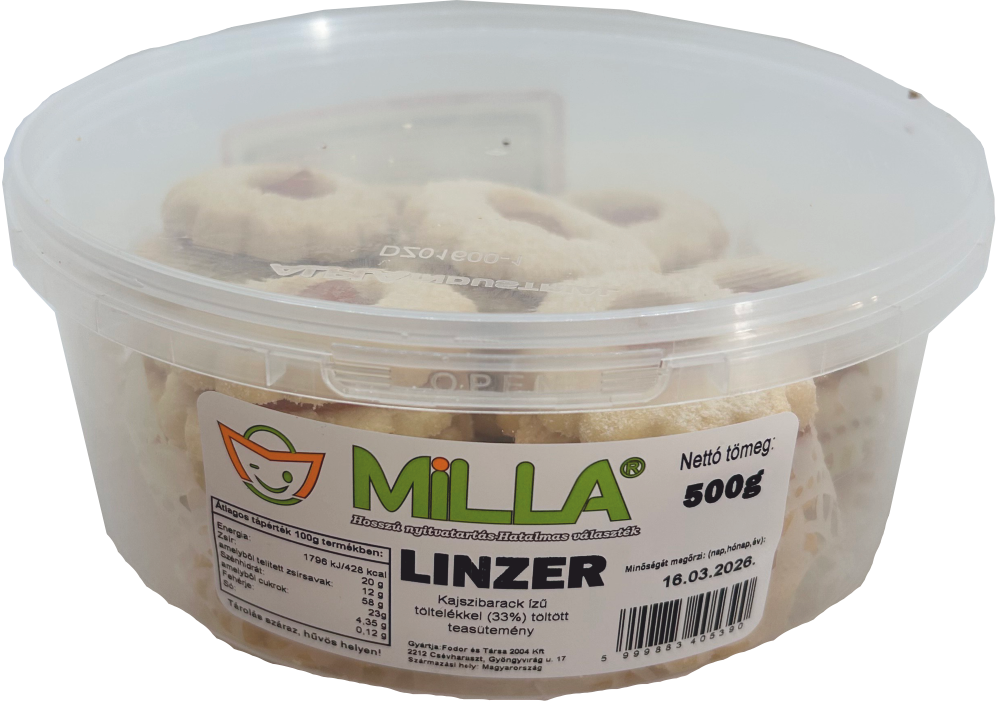 Milla Vödrös Linzer 500g