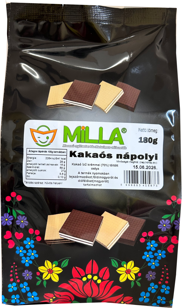 Milla Nápolyi kakaós 180g