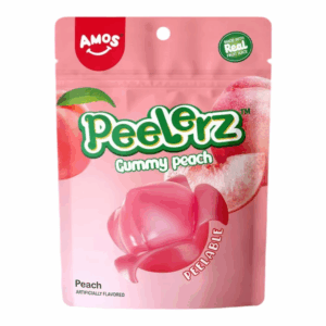 Amos hámozható barack gumicukor 65g